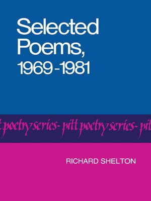 cover image of Selected Poems, 1969-1981